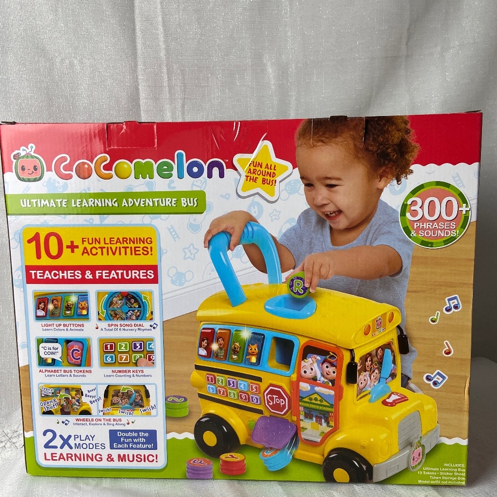 Cocomelon ultimate learning adventure, bus great for 18 months and older
